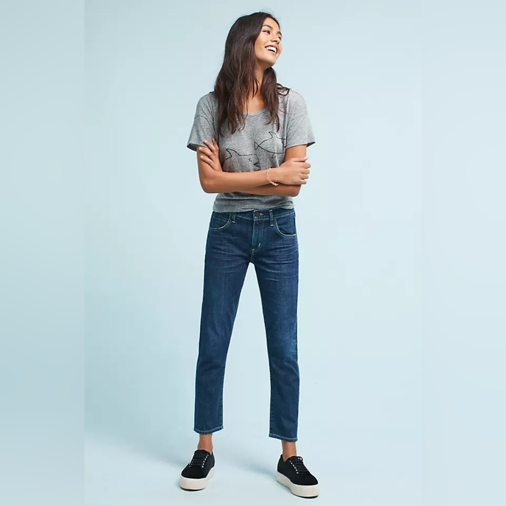 Citizens of Humanity Elsa Midrise Slim fit Crop Skinny Jeans size 26 y2k 2010